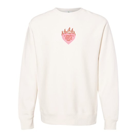 Cowgirl's Heart Is Wild And Free Crewneck
